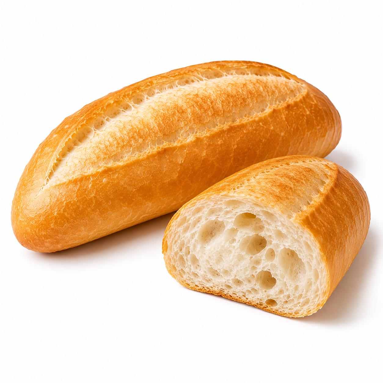 Plain Vietnamese baguette without any fillings - Bánh mì không
